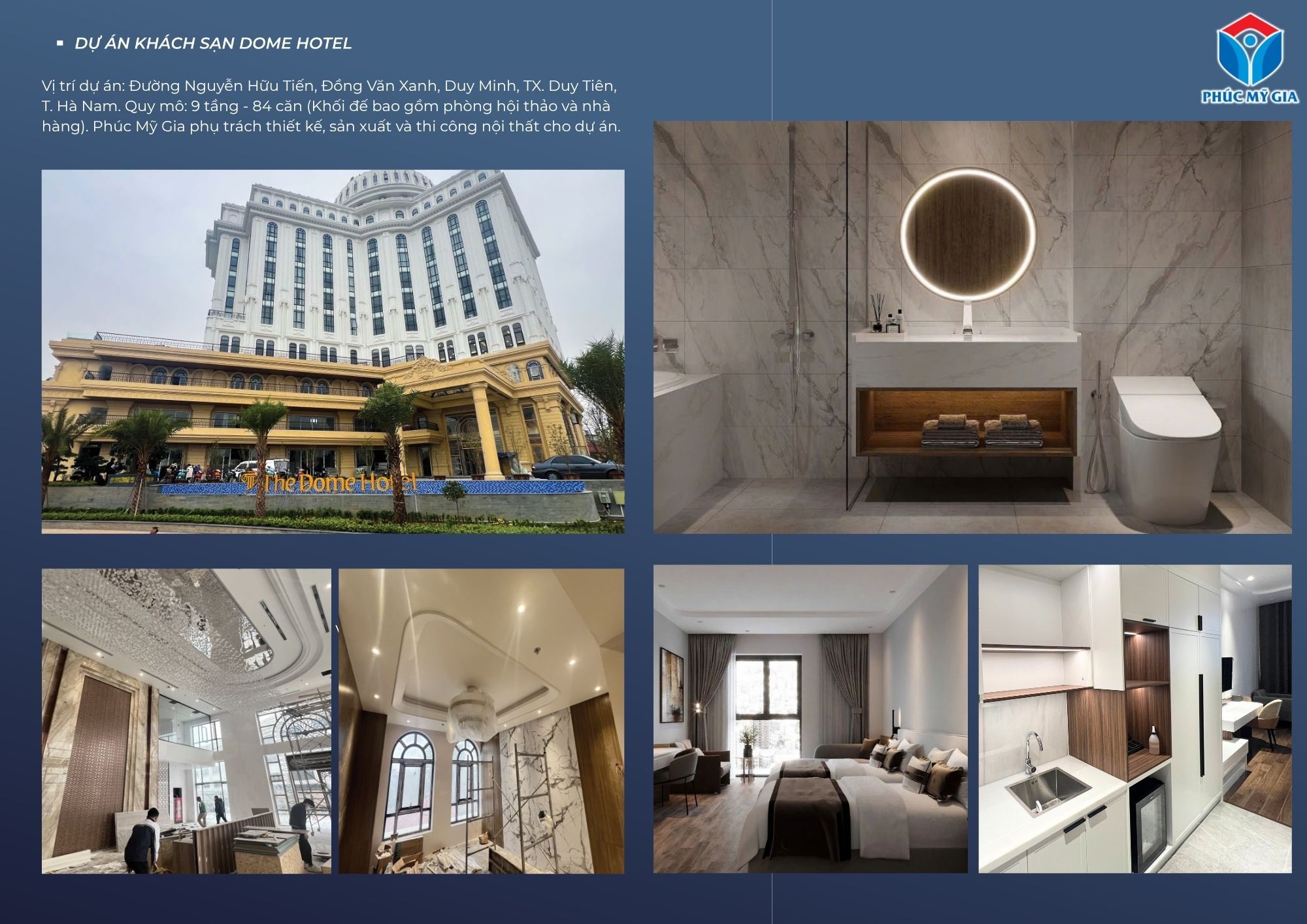 13 -Dự án thi công nội thất khách sạn The Dome Hotel.jpg